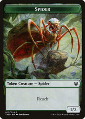 Human Soldier // Spider Double-Sided Token [Theros Beyond Death Tokens] | L.A. Mood Comics and Games