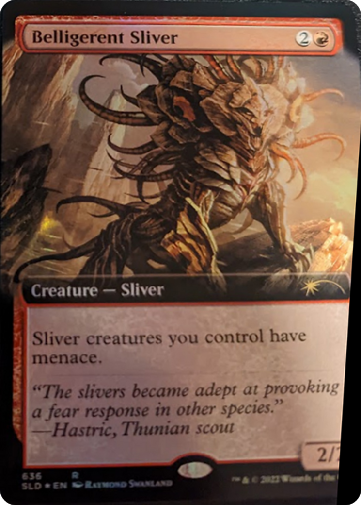 Belligerent Sliver (Extended Art) [Secret Lair Drop Series] | L.A. Mood Comics and Games