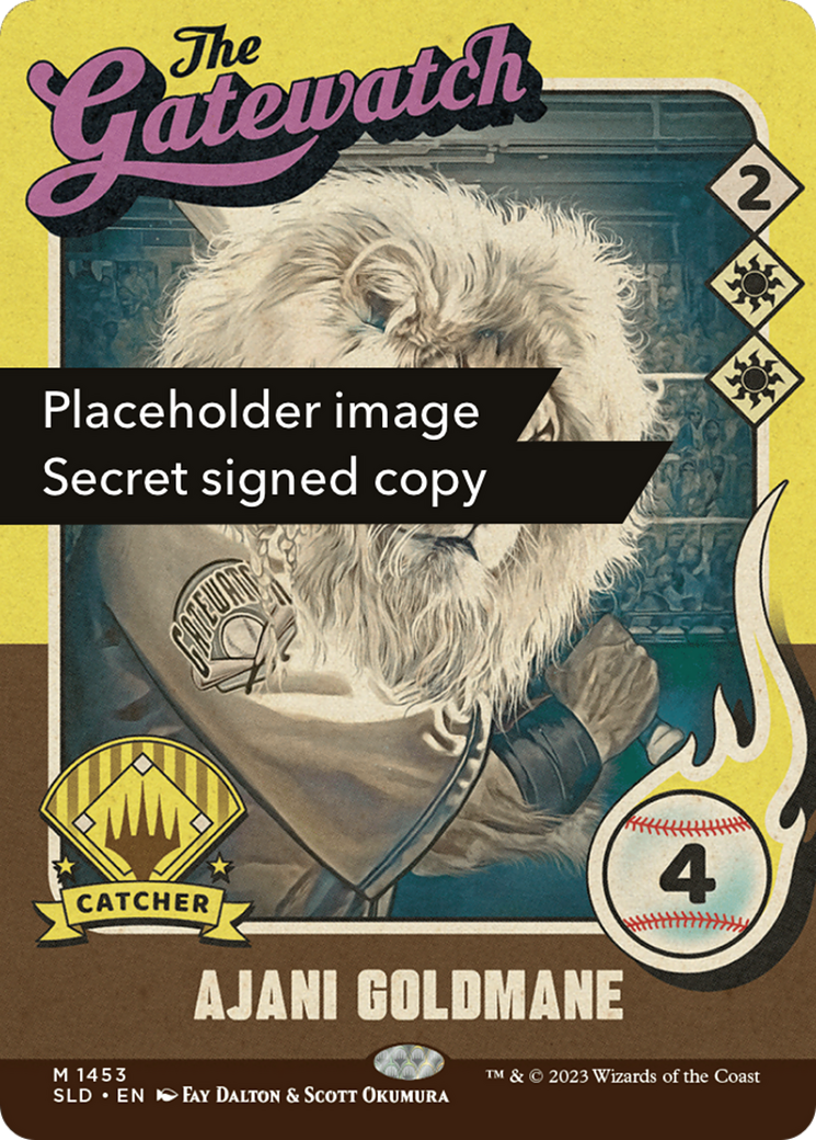 Ajani Goldmane (745) (Autographed) [Secret Lair Drop Series] | L.A. Mood Comics and Games