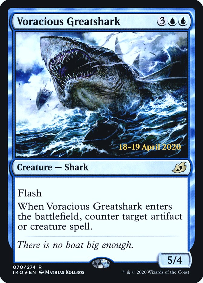 Voracious Greatshark [Ikoria: Lair of Behemoths Prerelease Promos] | L.A. Mood Comics and Games