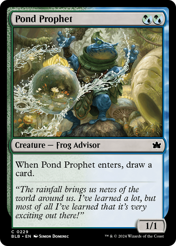Pond Prophet [Bloomburrow] | L.A. Mood Comics and Games