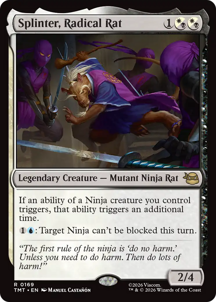 Splinter, Radical Rat [Teenage Mutant Ninja Turtles] | L.A. Mood Comics and Games