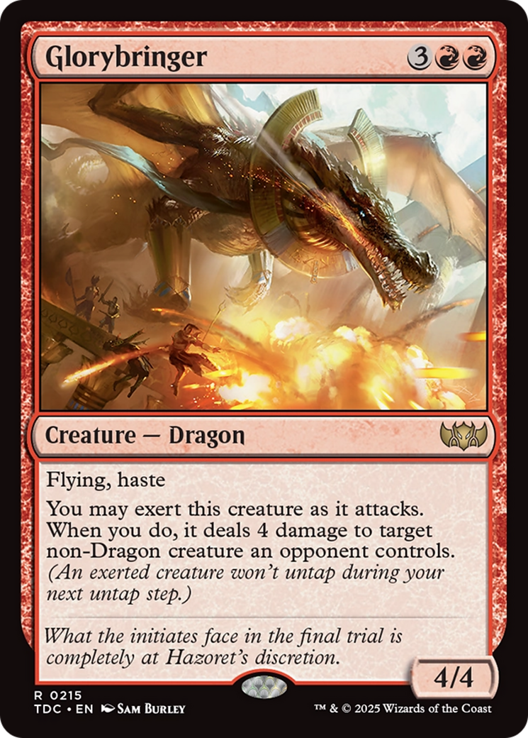 Glorybringer [Tarkir: Dragonstorm Commander] | L.A. Mood Comics and Games