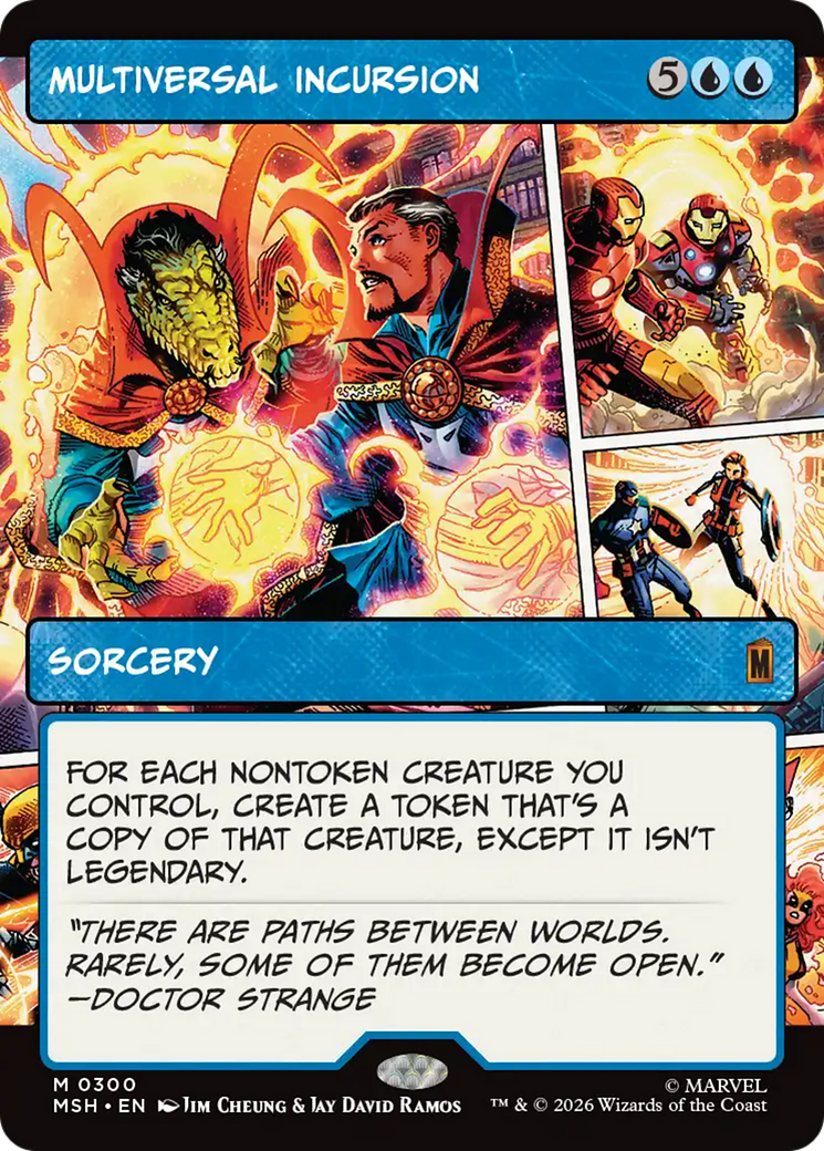 Multiversal Incursion (Borderless) [Marvel Super Heroes] | L.A. Mood Comics and Games