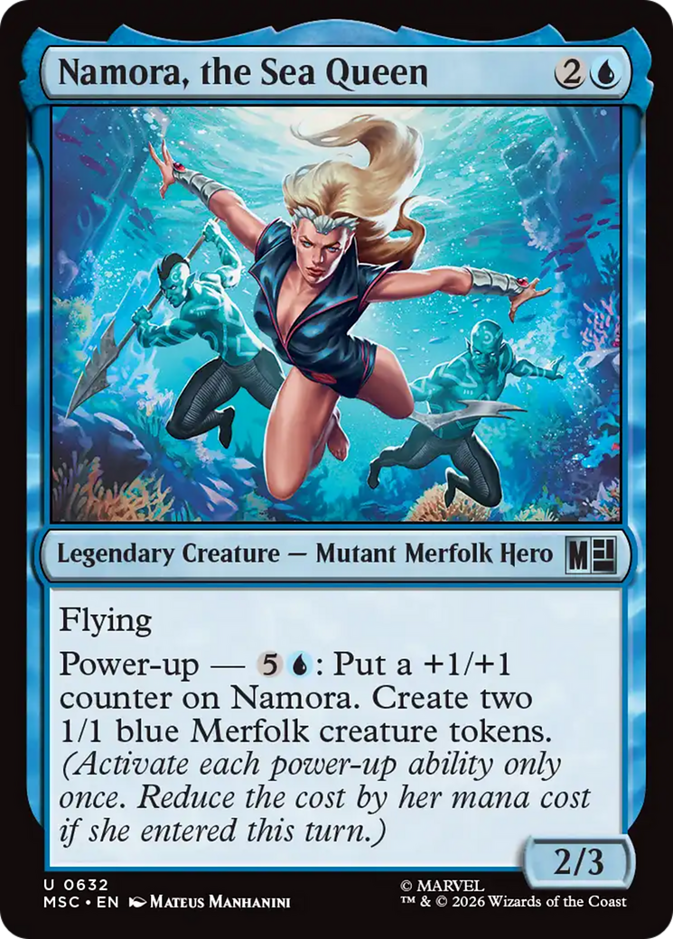 Namora, the Sea Queen [Marvel Super Heroes Commander] | L.A. Mood Comics and Games