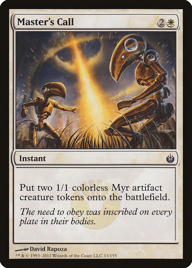Master's Call [Mirrodin Besieged] | L.A. Mood Comics and Games