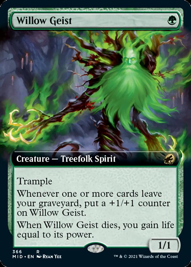 Willow Geist (Extended Art) [Innistrad: Midnight Hunt] | L.A. Mood Comics and Games