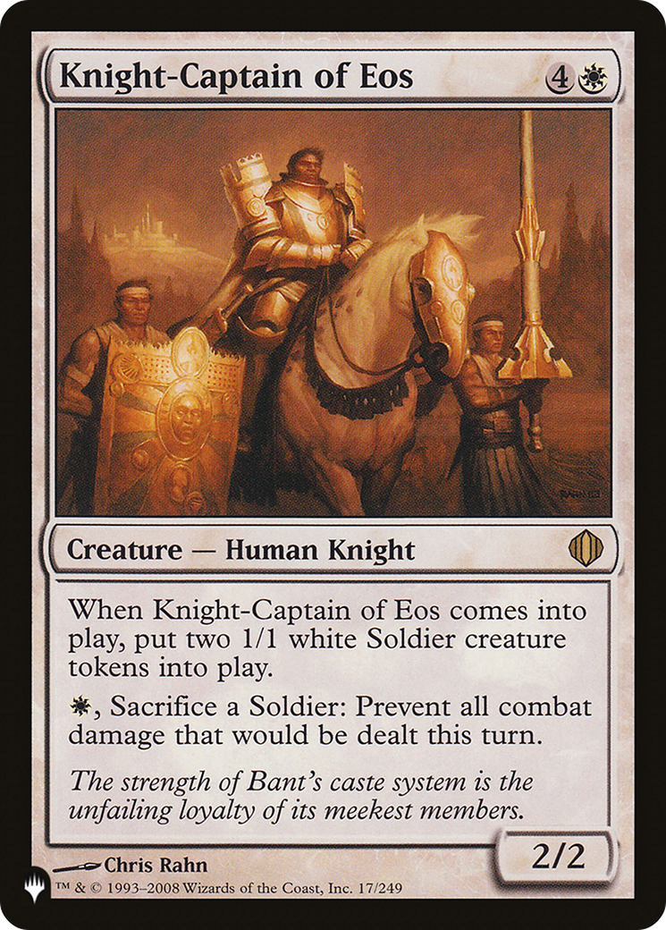 Knight-Captain of Eos [The List] | L.A. Mood Comics and Games