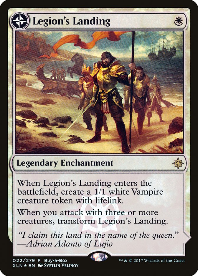 Legion's Landing // Adanto, the First Fort (Buy-A-Box) [Ixalan Treasure Chest] | L.A. Mood Comics and Games