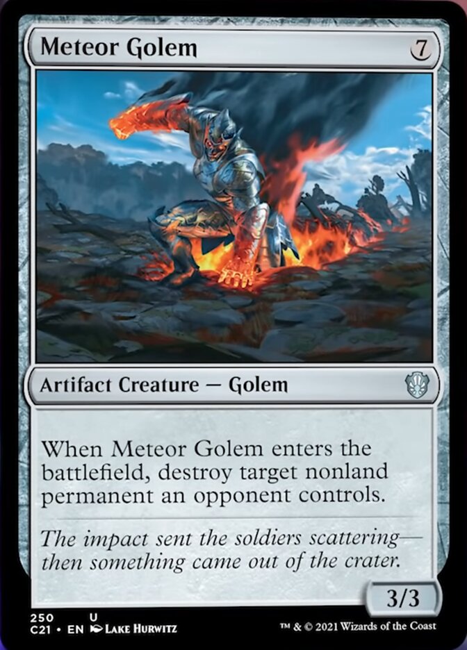 Meteor Golem [Commander 2021] | L.A. Mood Comics and Games