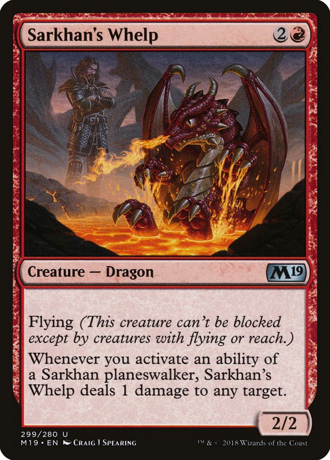 Sarkhan's Whelp [Core Set 2019] | L.A. Mood Comics and Games