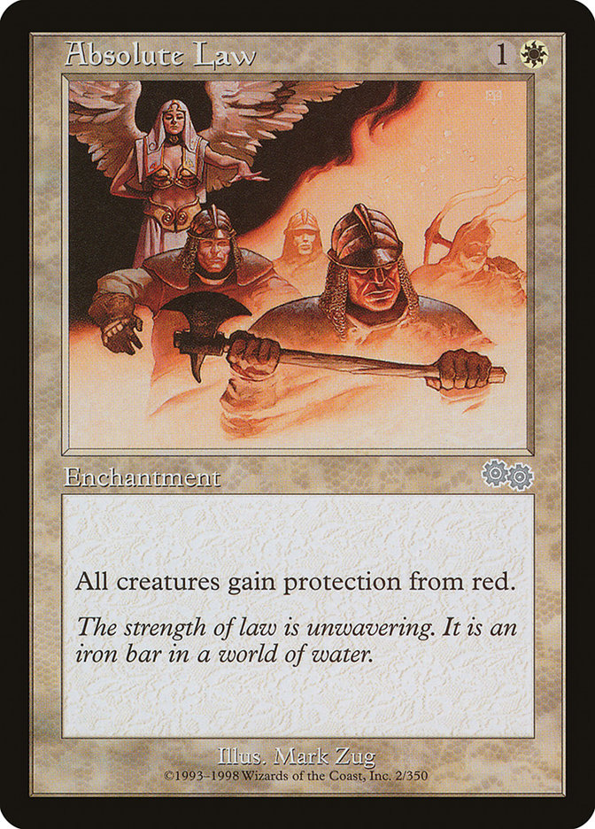 Absolute Law [Urza's Saga] | L.A. Mood Comics and Games