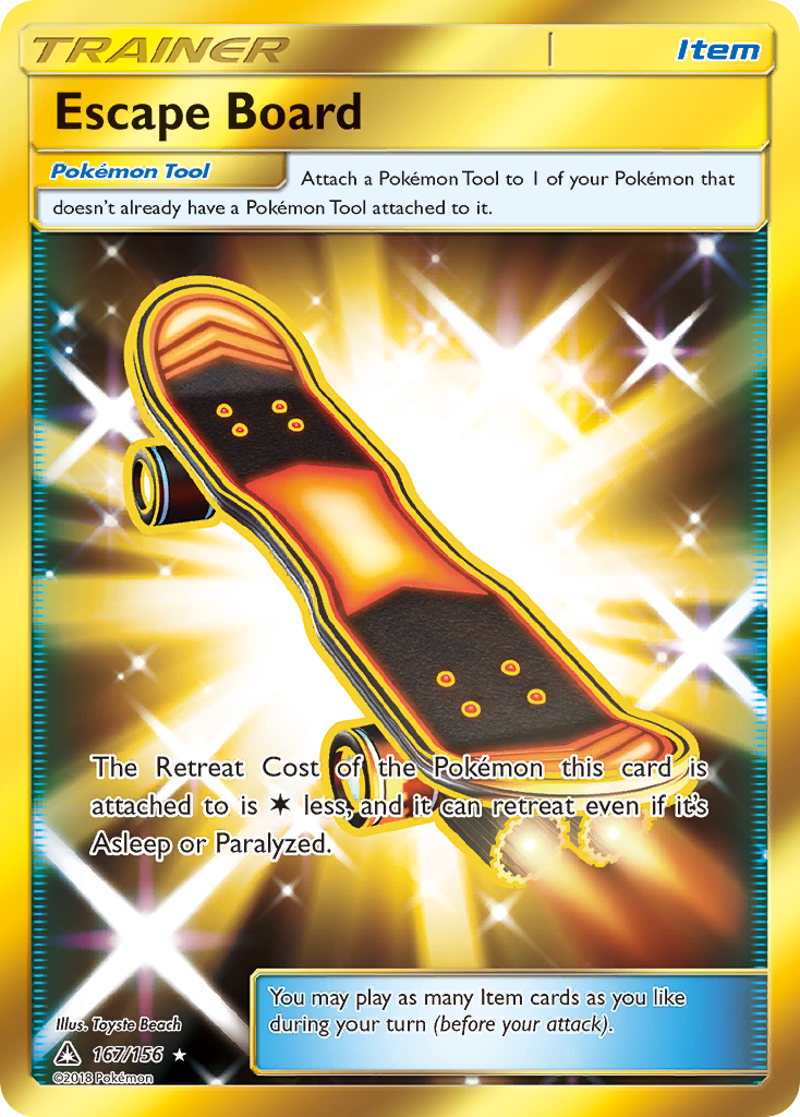 Escape Board (167/156) [Sun & Moon: Ultra Prism] | L.A. Mood Comics and Games