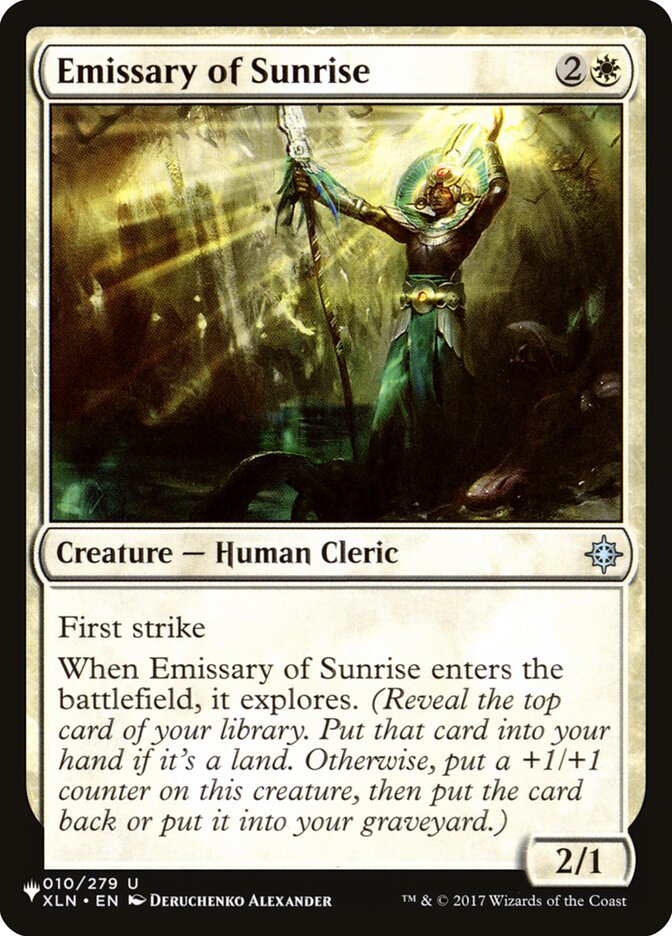 Emissary of Sunrise [The List] | L.A. Mood Comics and Games