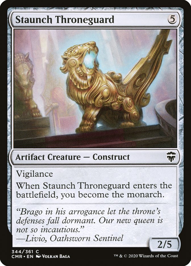 Staunch Throneguard [Commander Legends] | L.A. Mood Comics and Games