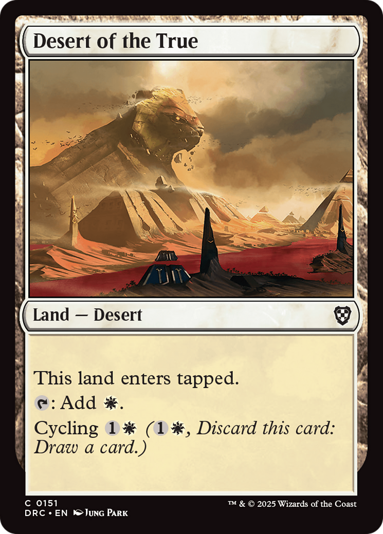 Desert of the True [Aetherdrift Commander] | L.A. Mood Comics and Games