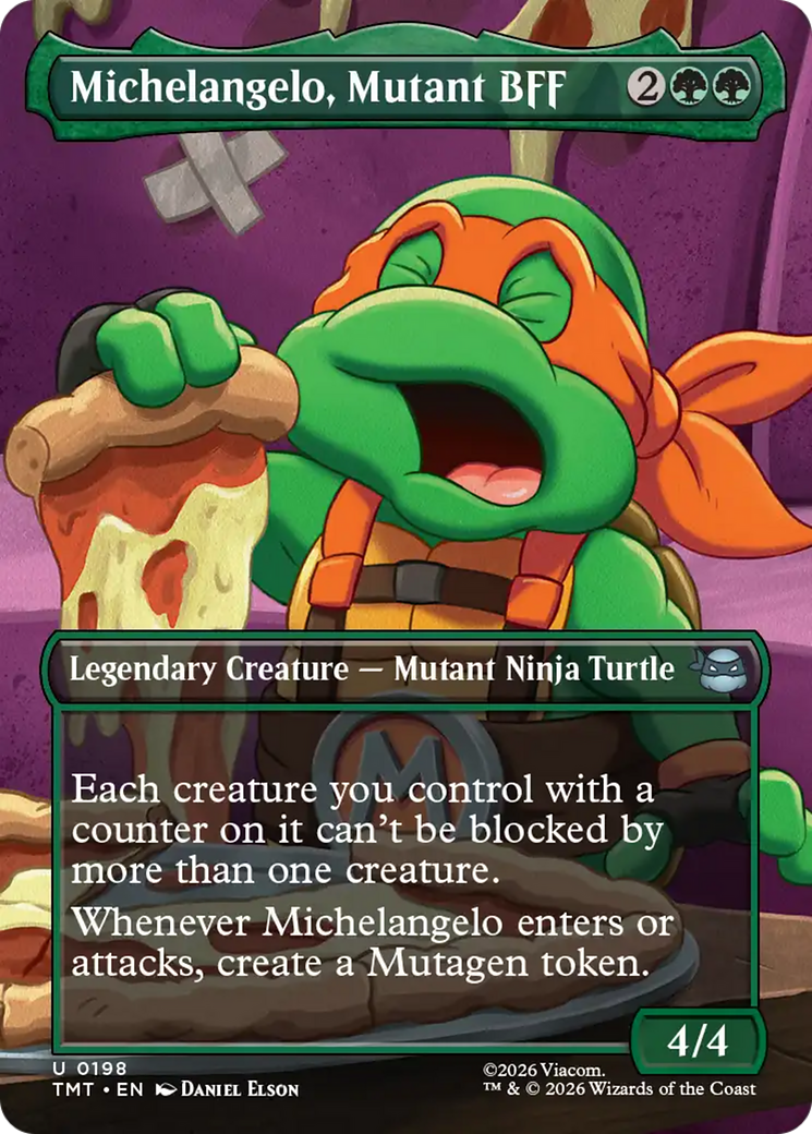 Michelangelo, Mutant BFF (Borderless) [Teenage Mutant Ninja Turtles] | L.A. Mood Comics and Games