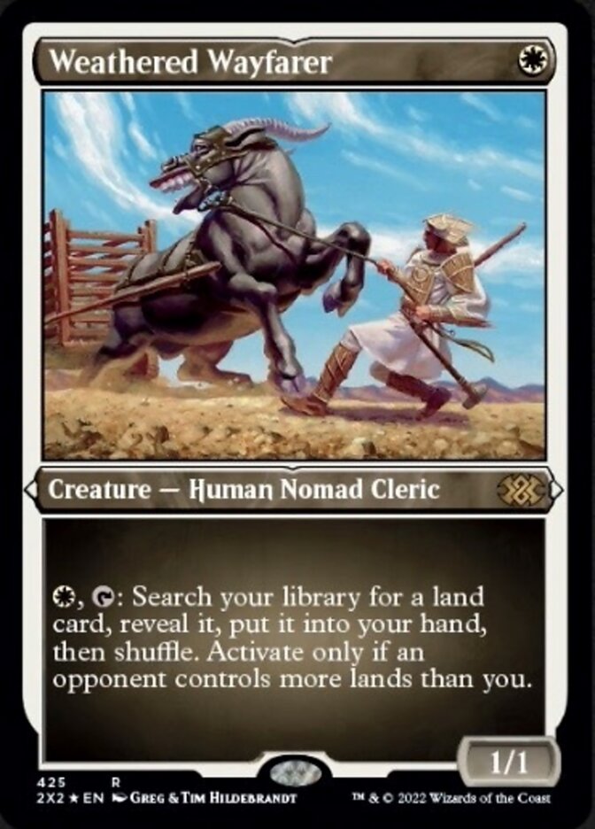 Weathered Wayfarer (Foil Etched) [Double Masters 2022] | L.A. Mood Comics and Games