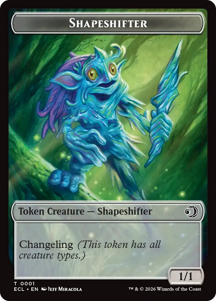 Shapeshifter // Map Double-Sided Token [Lorwyn Eclipsed Tokens] | L.A. Mood Comics and Games