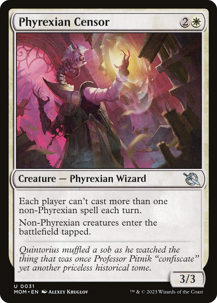 Phyrexian Censor [March of the Machine] | L.A. Mood Comics and Games