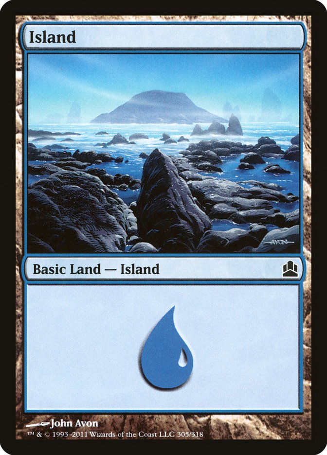 Island (305) [Commander 2011] | L.A. Mood Comics and Games