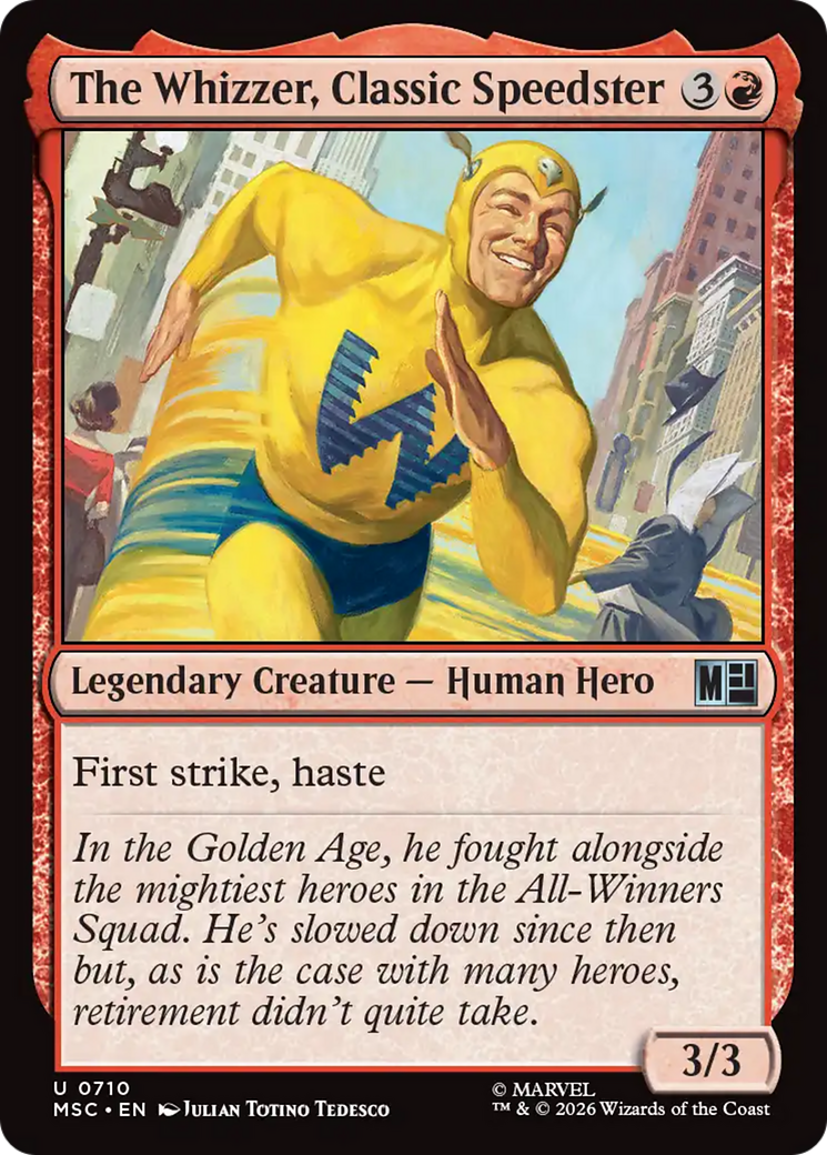 The Whizzer, Classic Speedster [Marvel Super Heroes Commander] | L.A. Mood Comics and Games