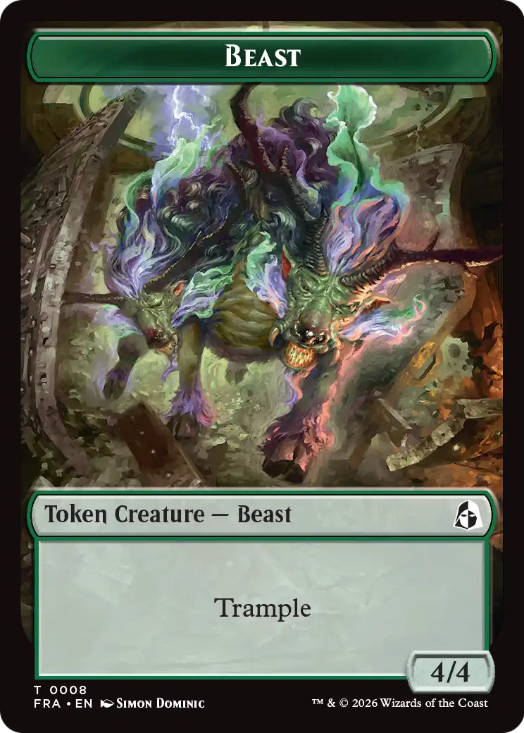 Angel (0003) // Beast Double-Sided Token [Reality Fracture Tokens] | L.A. Mood Comics and Games