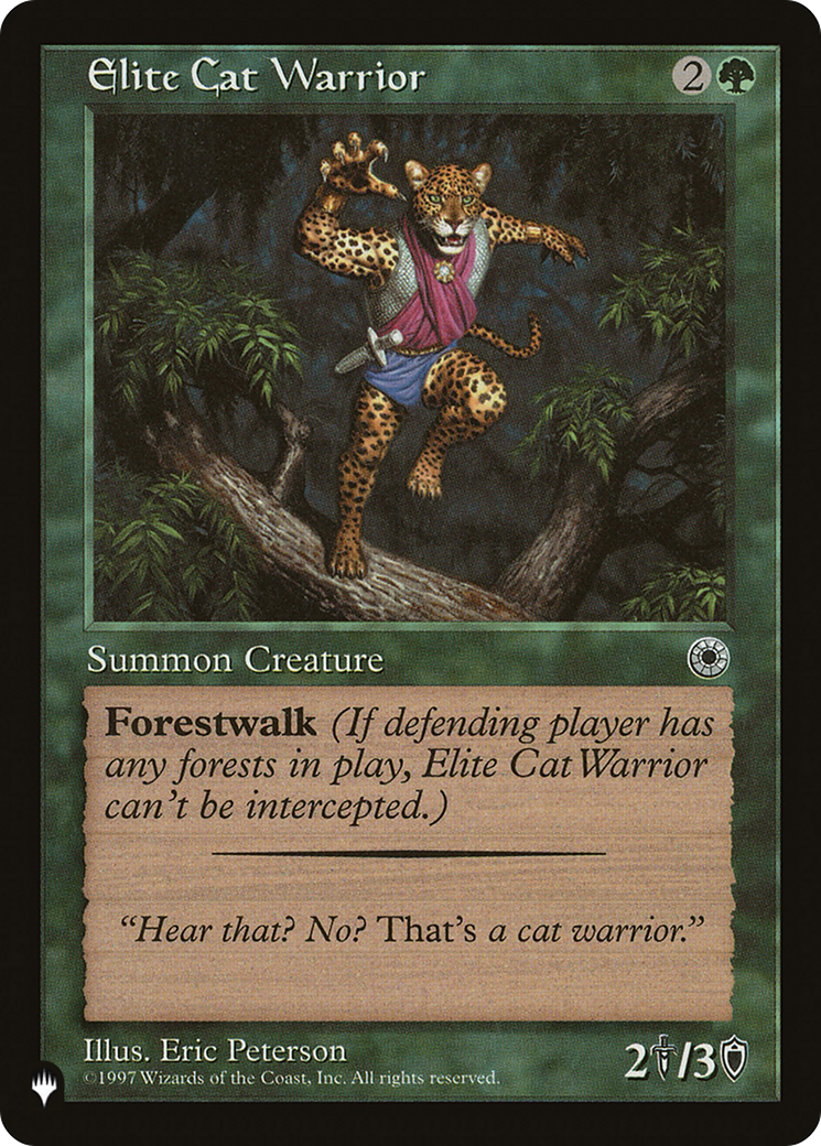 Elite Cat Warrior (Flavor Text) [The List] | L.A. Mood Comics and Games