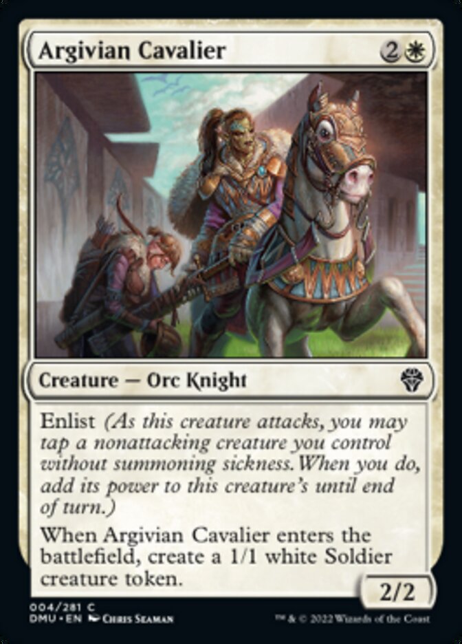 Argivian Cavalier [Dominaria United] | L.A. Mood Comics and Games