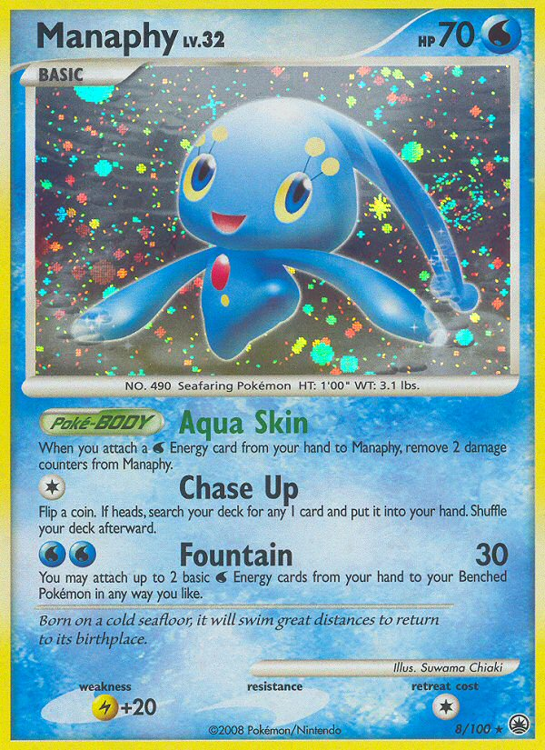 Manaphy (8/100) [Diamond & Pearl: Majestic Dawn] | L.A. Mood Comics and Games