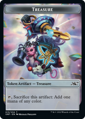 Cat // Treasure (13) Double-Sided Token [Unfinity Tokens] | L.A. Mood Comics and Games