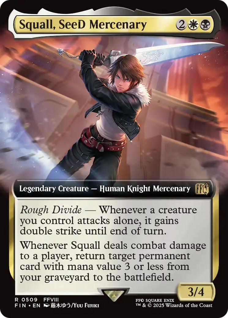 Squall, SeeD Mercenary (Extended Art) [FINAL FANTASY] | L.A. Mood Comics and Games