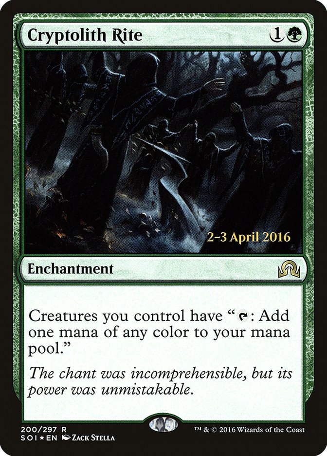 Cryptolith Rite [Shadows over Innistrad Prerelease Promos] | L.A. Mood Comics and Games