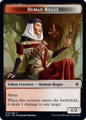 Human Rogue // Food (17) Double-Sided Token [Throne of Eldraine Tokens] | L.A. Mood Comics and Games