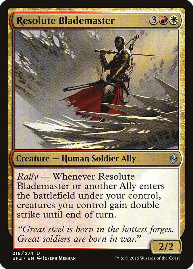 Resolute Blademaster [Battle for Zendikar] | L.A. Mood Comics and Games