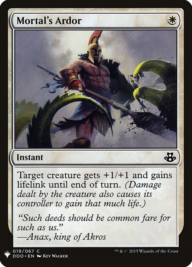Mortal's Ardor [Mystery Booster] | L.A. Mood Comics and Games