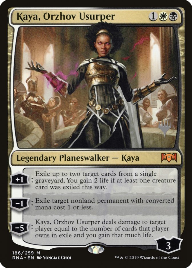 Kaya, Orzhov Usurper (Promo Pack) [Ravnica Allegiance Promos] | L.A. Mood Comics and Games