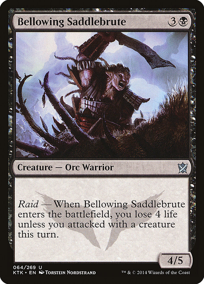 Bellowing Saddlebrute [Khans of Tarkir] | L.A. Mood Comics and Games