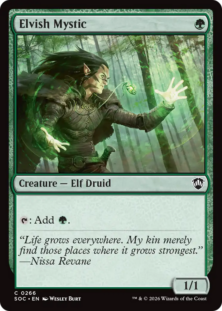 Elvish Mystic [Secrets of Strixhaven Commander] | L.A. Mood Comics and Games