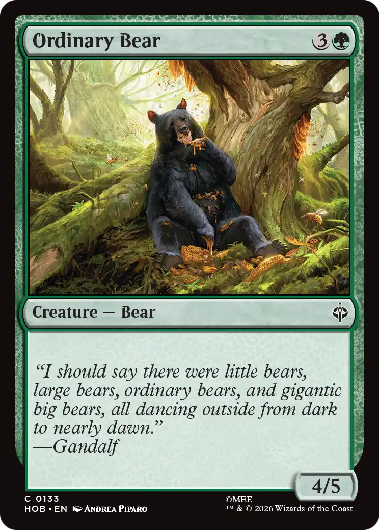 Ordinary Bear [The Hobbit] | L.A. Mood Comics and Games