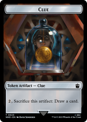 Copy // Clue (0023) Double-Sided Token [Doctor Who Tokens] | L.A. Mood Comics and Games