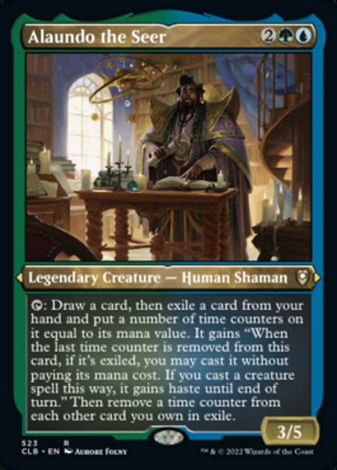 Alaundo the Seer (Foil Etched) [Commander Legends: Battle for Baldur's Gate] | L.A. Mood Comics and Games