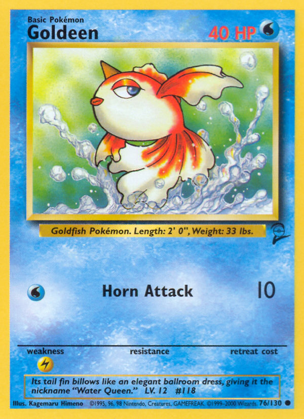 Goldeen (76/130) [Base Set 2] | L.A. Mood Comics and Games