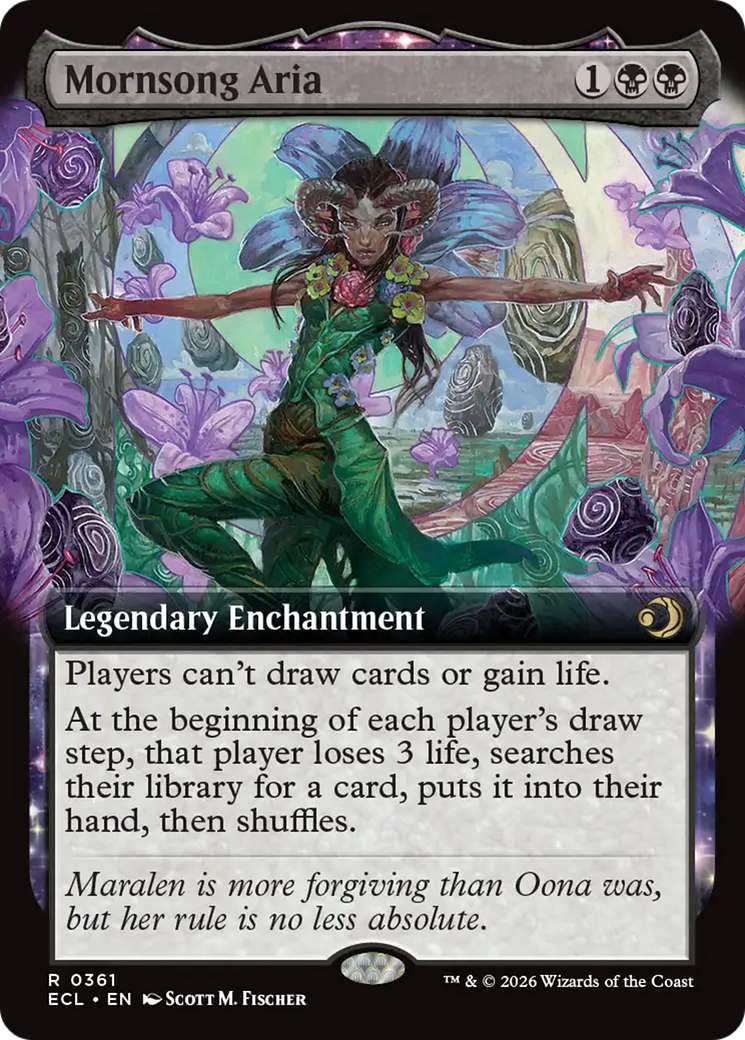 Mornsong Aria (Extended Art) [Lorwyn Eclipsed] | L.A. Mood Comics and Games