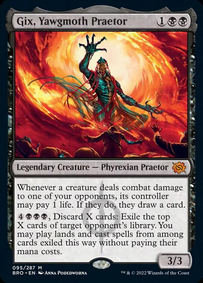 Gix, Yawgmoth Praetor [The Brothers' War] | L.A. Mood Comics and Games