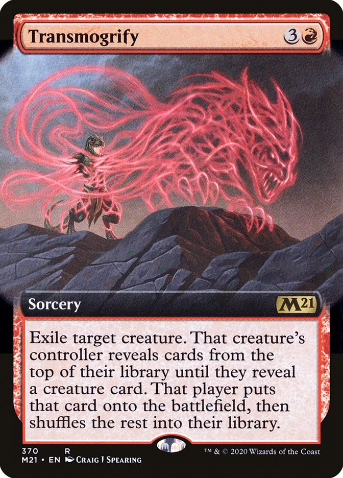 Transmogrify (Extended Art) [Core Set 2021] | L.A. Mood Comics and Games