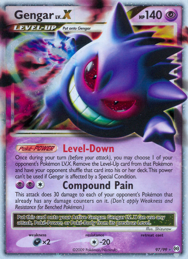 Gengar LV.X (97/99) [Platinum: Arceus] | L.A. Mood Comics and Games