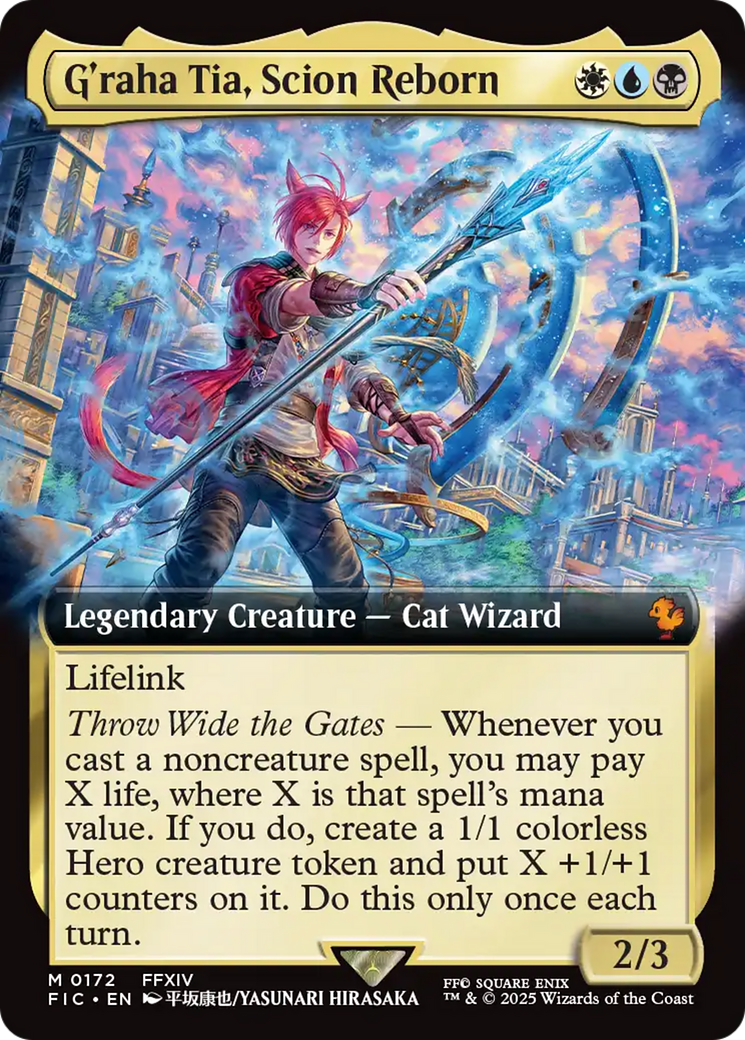 G'raha Tia, Scion Reborn (Extended Art) [FINAL FANTASY Commander] | L.A. Mood Comics and Games
