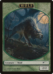 Human // Wolf Double-Sided Token [Friday Night Magic 2012] | L.A. Mood Comics and Games