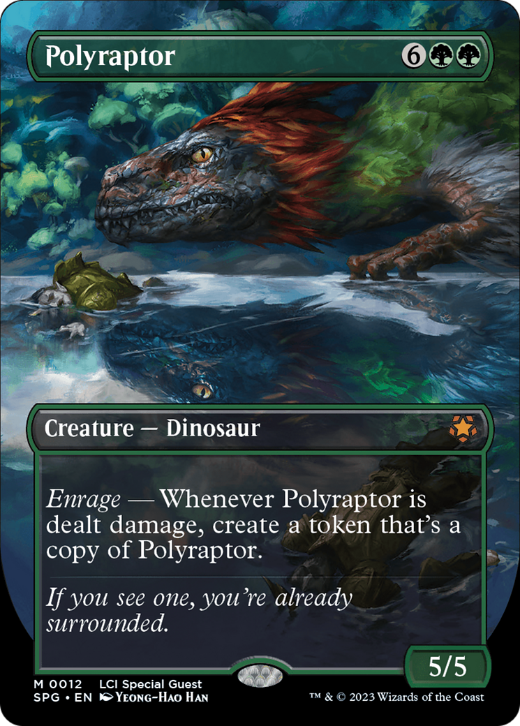 Polyraptor (Borderless) [The Lost Caverns of Ixalan Special Guests] | L.A. Mood Comics and Games
